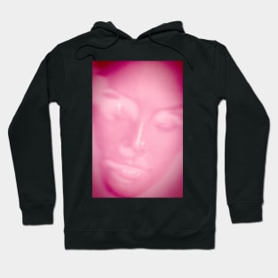 Magenta Face Abstract Hoodie